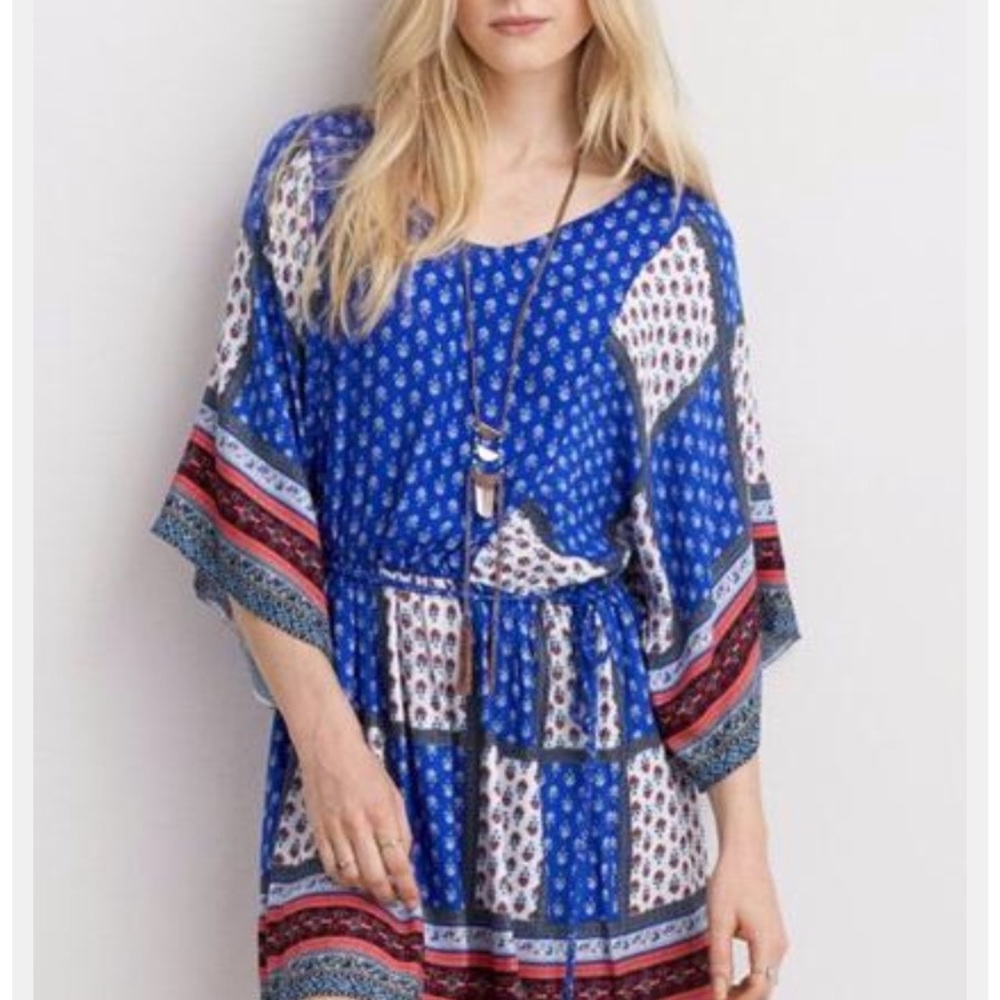 American Eagle Outfitters Patchwork Flowy Dress - image 2